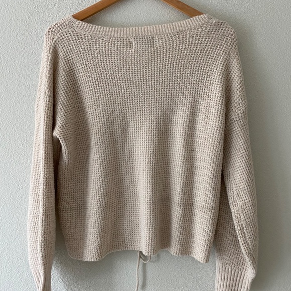 Drawstring Pullover Sweater - Picture 5 of 5